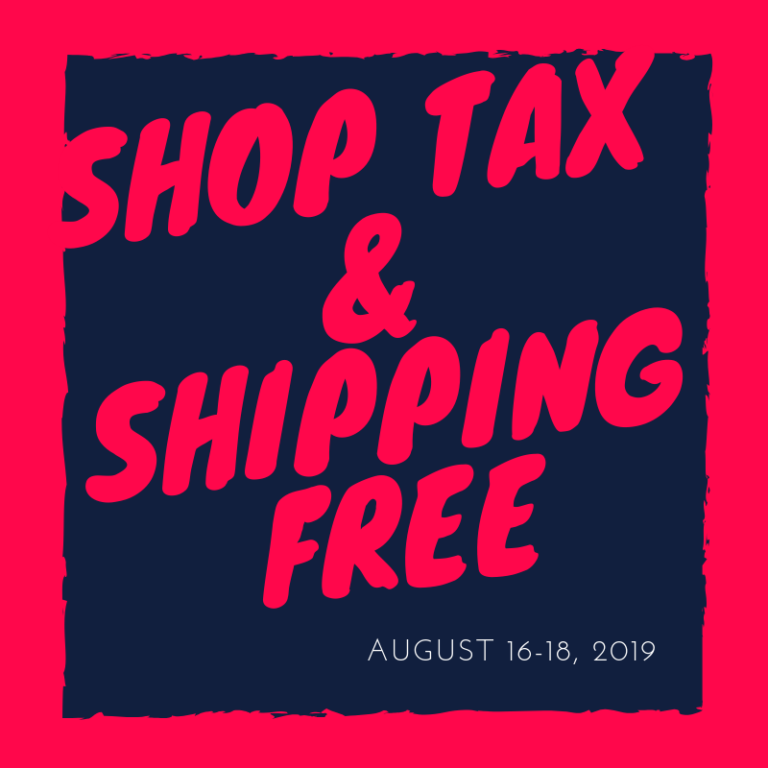 Tax Free Weekend is Here! Only at the Stamp Pad!